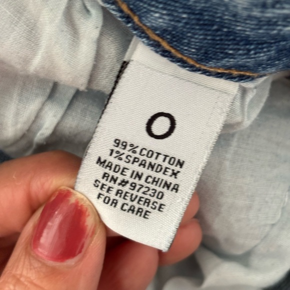 Almost Famous Light Blue Distressed Straight Leg Jeans - Picture 4 of 7